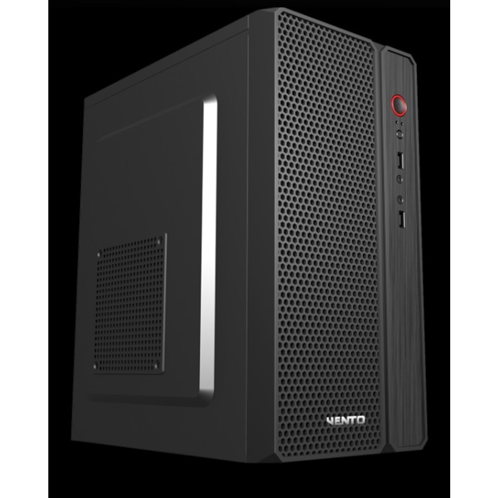 VENTO VS118S 400W Peak Siyah Mini Tower M-ATX Kasa