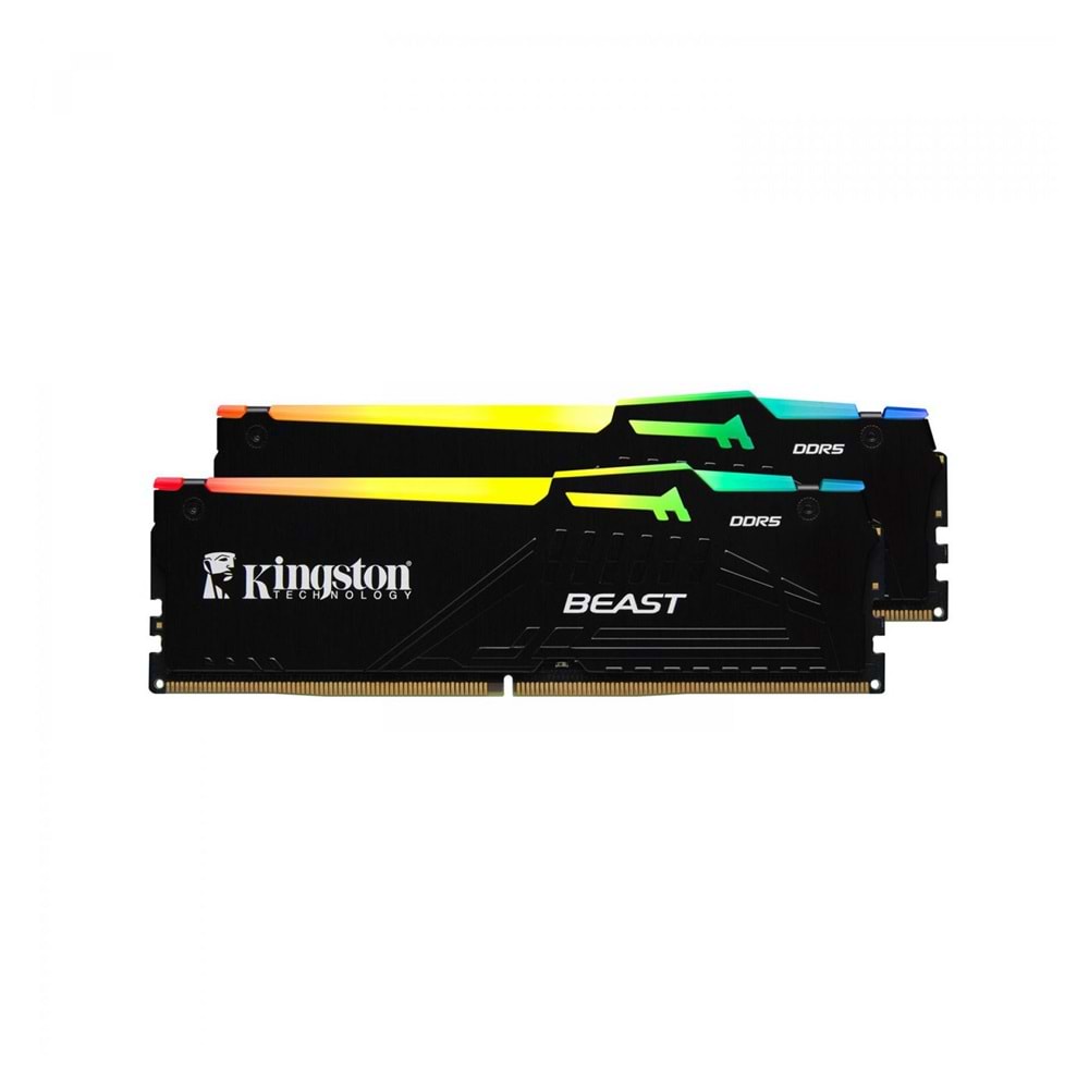 KINGSTON KF560C36BBE2AK2-32TR 32GB (2x16) DDR5 6000MHz Beast RGB Expo PC Bellek