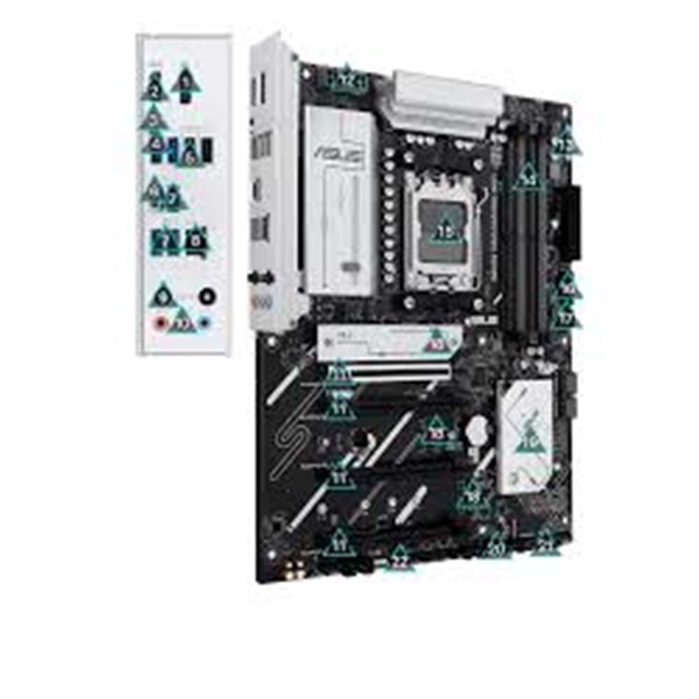 ASUS B650E MAX GAMING WIFI B650 DDR5 (Vga Yok) GLan 2.5G ATX HD DP WIFI6 BT M2 RGB AM5 AMD Anakart