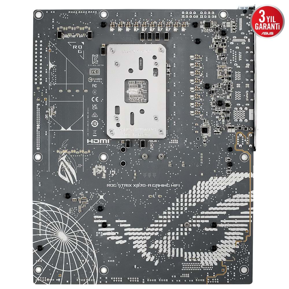 ASUS ROG STRIX X870-A GAMING WIFI X870 DDR5 (Vga Yok) GLan 2.5G ATX HD DP WIFI7 BT OPT M2 RGB AM5 AMD Anakart