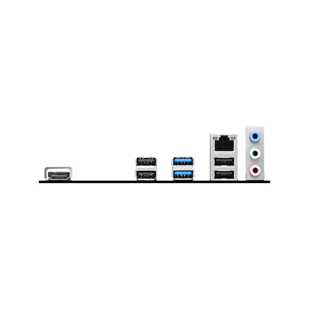 MSI PRO H610M-S H610 DDR4 (Vga Yok) GLan mATX HDMI M2 USB3.2 1700p Anakart