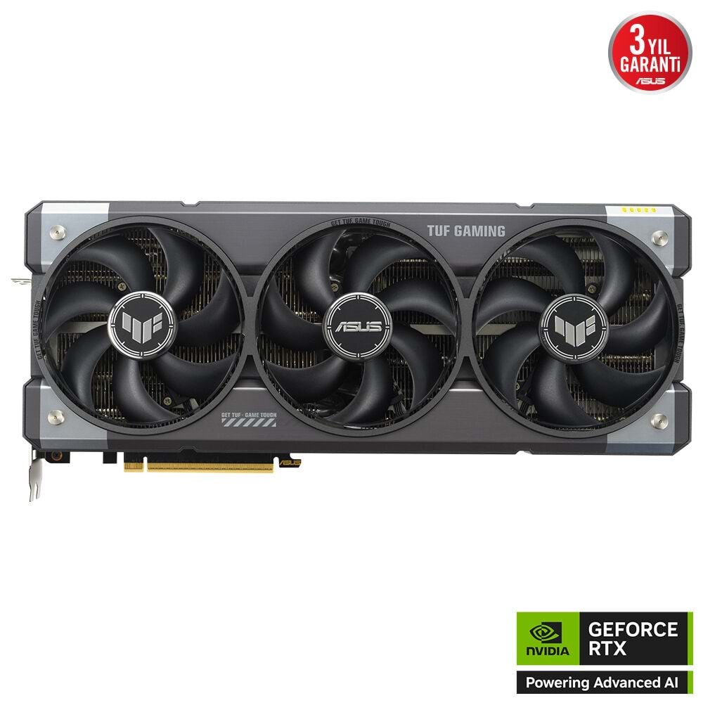 ASUS TUF-RTX5090-32G-GAMING 32GB Geforce RTX5090 GDDR7 512bit 2xHDMI 3xDP 16x Ekran Kartı (ARGB)