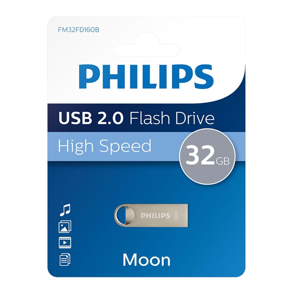 PHILIPS FM32FD160B/00 32GB USB2.0 Metal USB Bellek