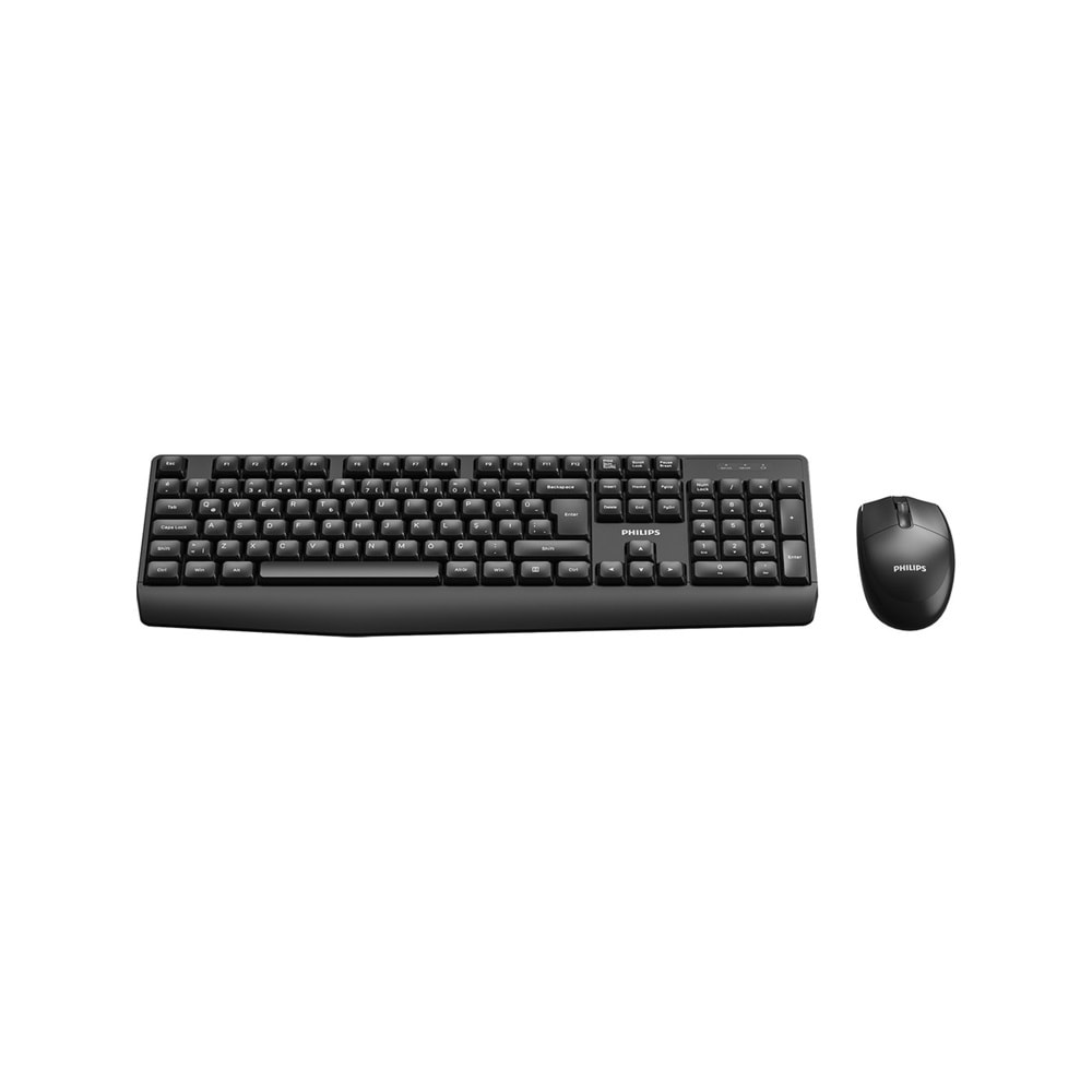 PHILIPS SPT6337 Q Türkçe Kablosuz Siyah Klavye+ Mouse
