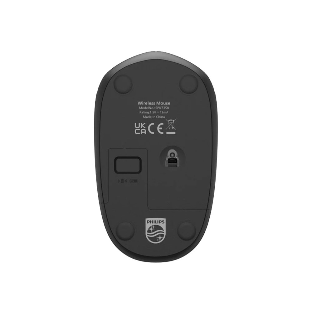 PHILIPS SPK7358 2.4Ghz Kablosuz 1600dpi siyah Mouse