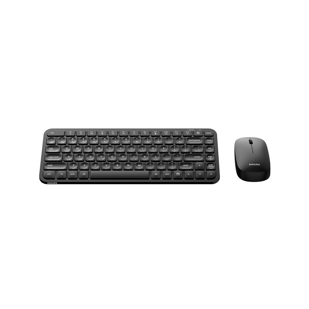 PHILIPS SPT6338BSB Q Türkçe Kablosuz Siyah Klavye+ Mouse