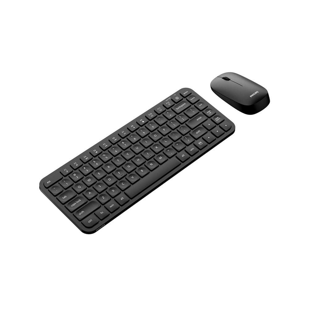 PHILIPS SPT6338BSB Q Türkçe Kablosuz Siyah Klavye+ Mouse