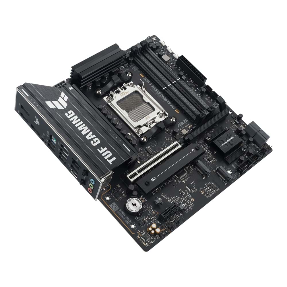ASUS TUF GAMING B850M-E WIFI B850M DDR5 (Vga Yok) GLan 2.5G mATX HD DP TYP-C M2 WIFI BT AM5 AMD Anakart