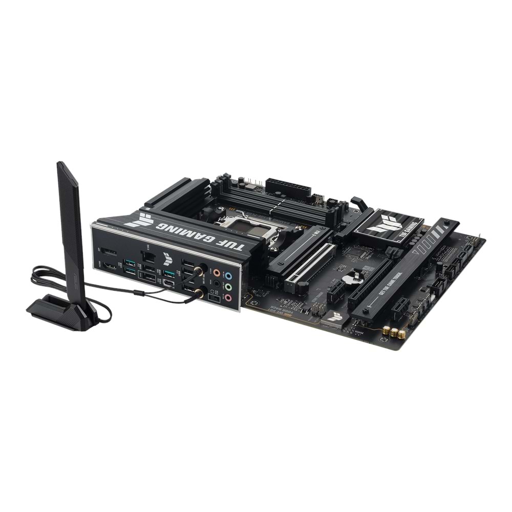 ASUS TUF GAMING B650E-PLUS WIFI B650 DDR5 (Vga Yok) GLan 2.5G ATX HD DP WIFI BT M2 RGB AM5 AMD Anakart