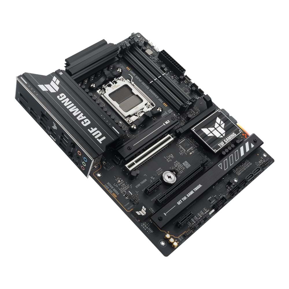 ASUS TUF GAMING B650E-PLUS WIFI B650 DDR5 (Vga Yok) GLan 2.5G ATX HD DP WIFI BT M2 RGB AM5 AMD Anakart