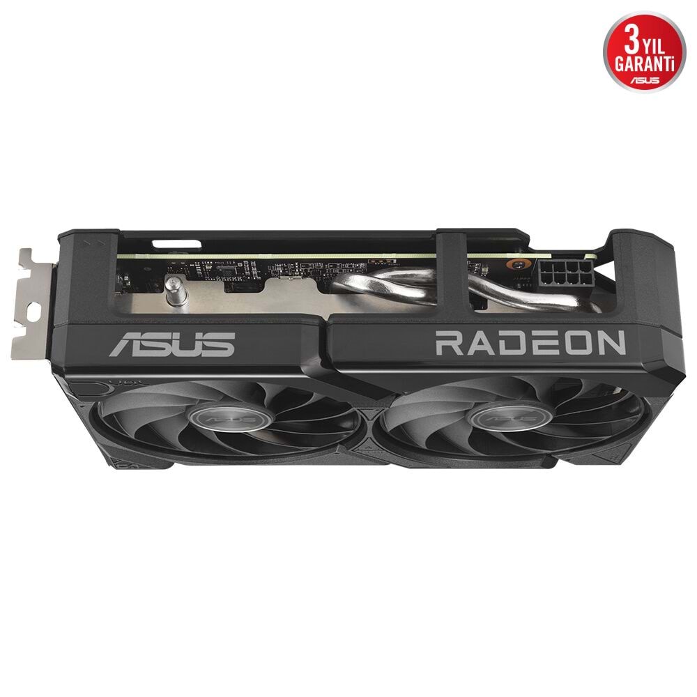ASUS DUAL-RX9060XT-8G 8GB AMD RX9060XT GDDR6 128bit 2xDP 1xHDMI 16x Ekran Kartı