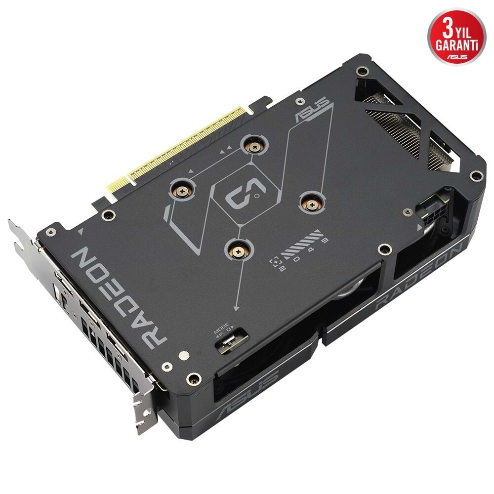 ASUS DUAL-RX9060XT-8G 8GB AMD RX9060XT GDDR6 128bit 2xDP 1xHDMI 16x Ekran Kartı