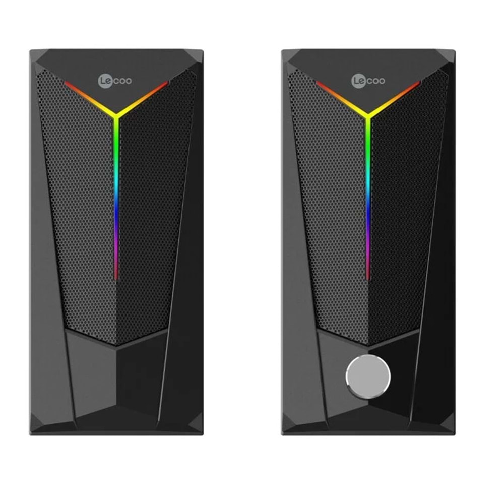 LECOO DS104 6W Siyah RGB Aydınlatmalı Hoparlör