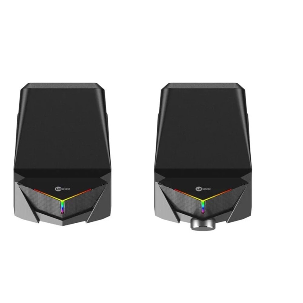 LECOO DS104 6W Siyah RGB Aydınlatmalı Hoparlör