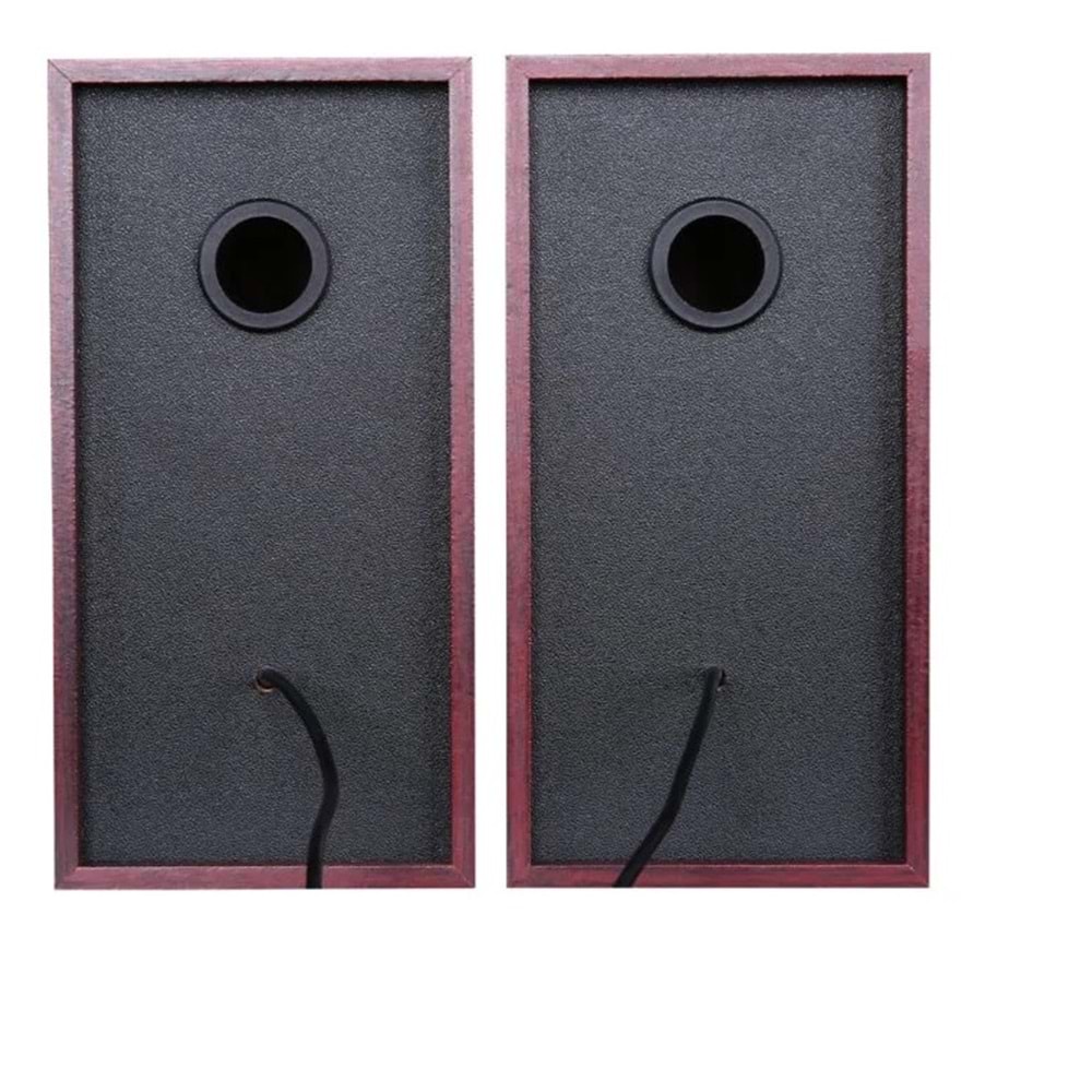 LECOO DS105 6W Siyah Stereo Masaüstü Ahşa Hoparlör