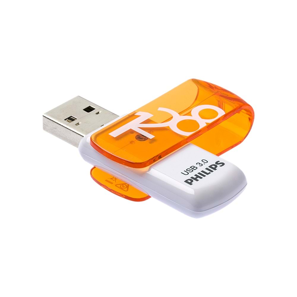 PHILIPS FM12FD00B/00 128GB USB3.0 Turuncu/Beyaz USB Bellek