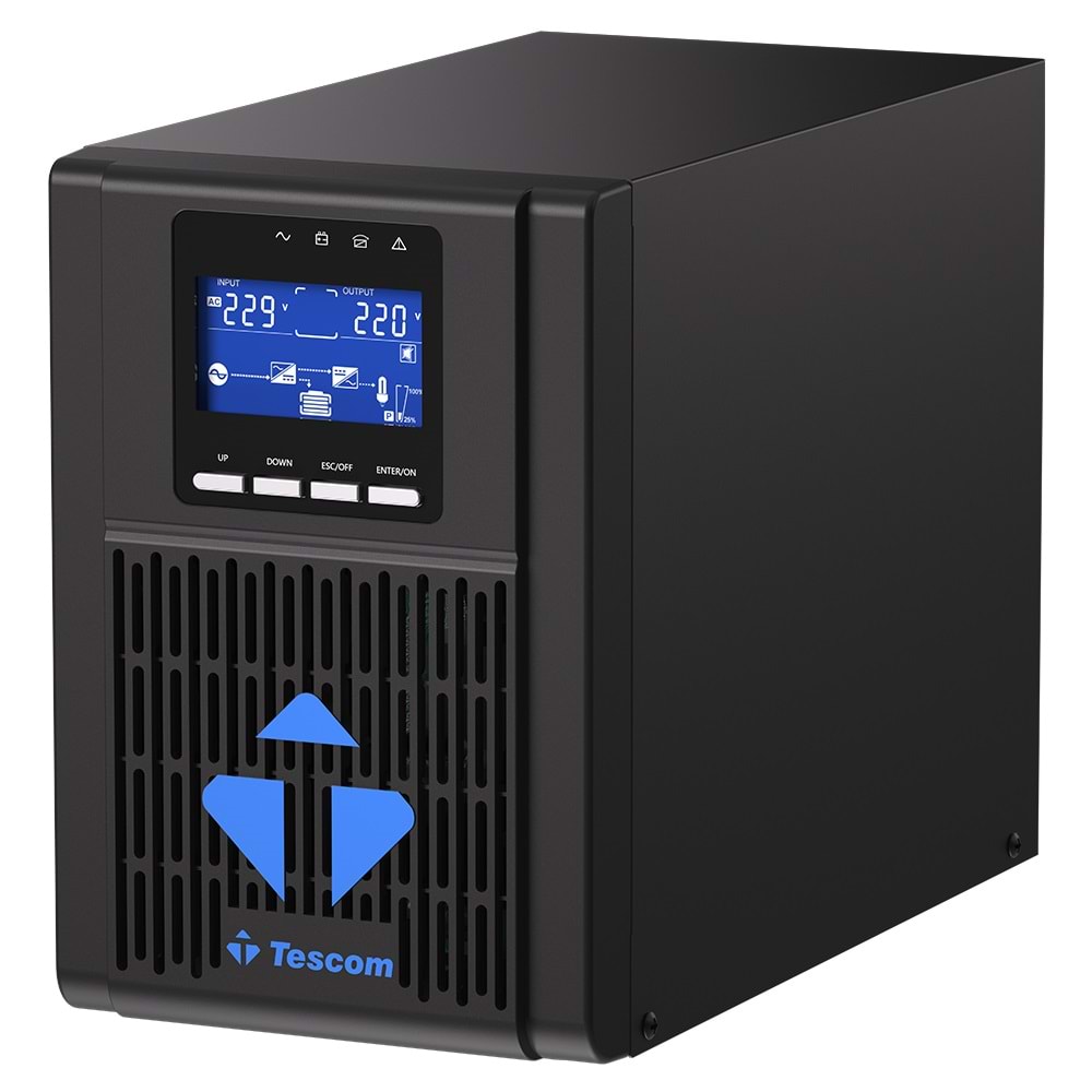 TESCOM NEOLINE Online 1 KVA 5-10 dk (2x12v 9AH Akü ) UPS