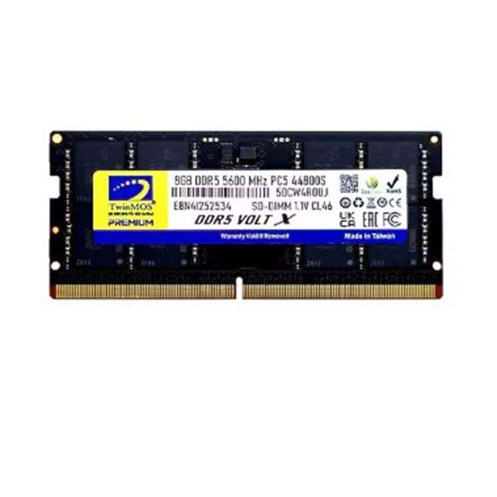 TWINMOS TMD58GB5600S46 8GB DDR5 5600MHz Notebook Bellek