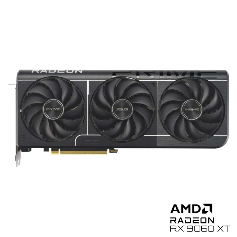 ASUS PRIME-RX9060XT-O8G 8GB AMD RX9060XT GDDR6 128bit 2xDP 1xHDMI 16x Ekran Kartı
