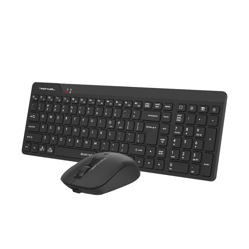 A4 TECH FG2300 AIR2 Q Türkçe Kablosuz Siyah Klavye+ Mouse