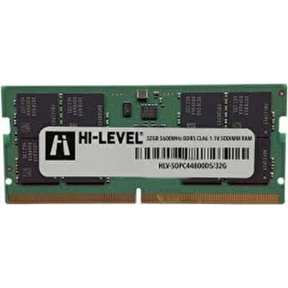 HI-LEVEL HLV-SOPC44800D5/32G 32GB (Tek Parça) DDR5 5600MHz Notebook Bellek