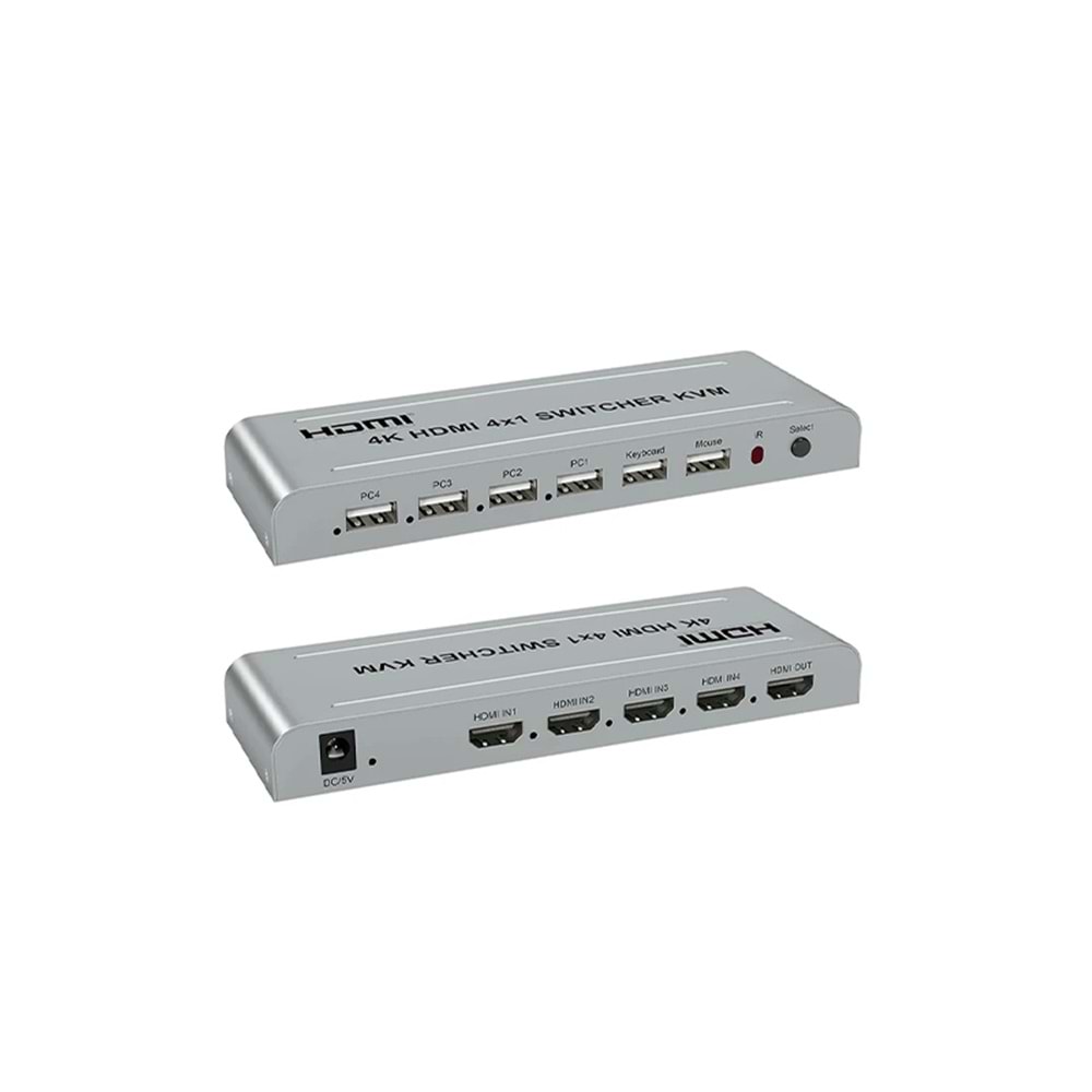 NVC HDSW4 KVM 1×4 HDMI Switcher