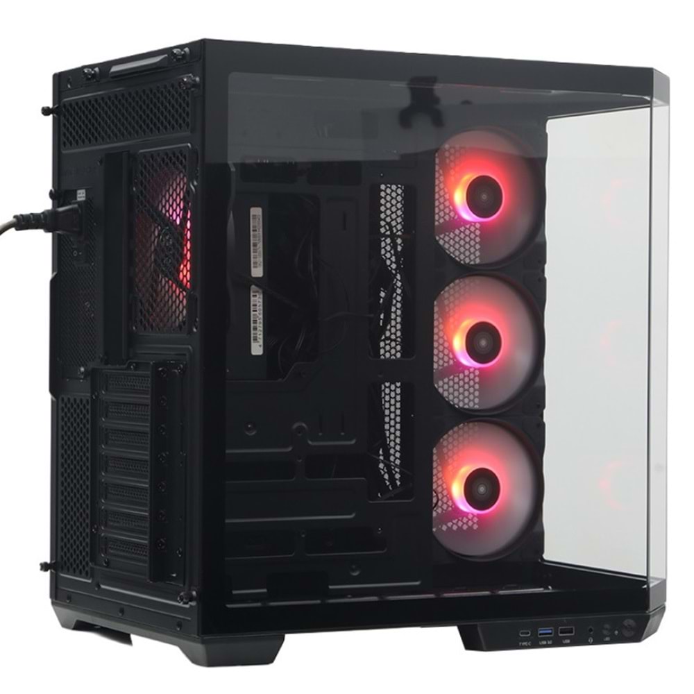 DARK DKCHGRPRO GUARDIAN PRO Powersız Siyah Tempered Glass Mid Tower ATX Kasa