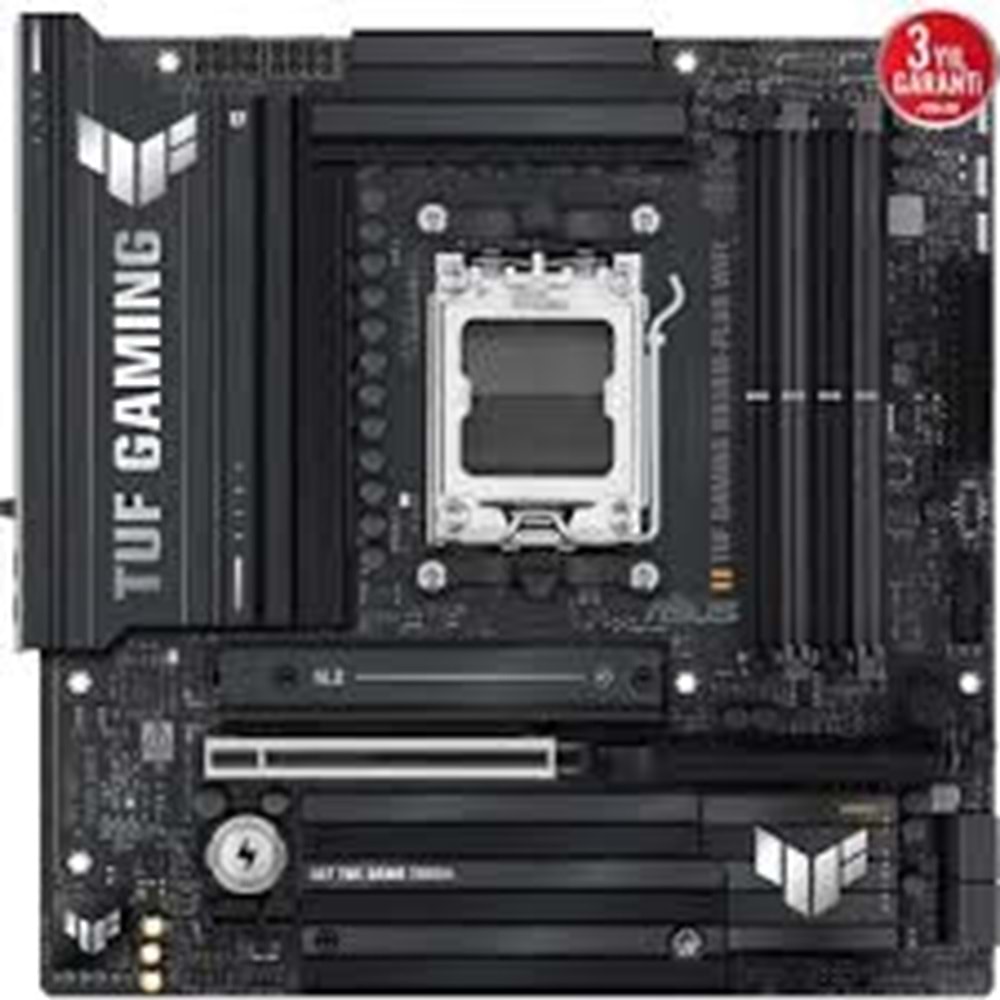 ASUS TUF GAMING B850M-PLUS WIFI7 B850M DDR5 (Vga Yok) GLan 2.5G mATX AM5 AMD Anakart