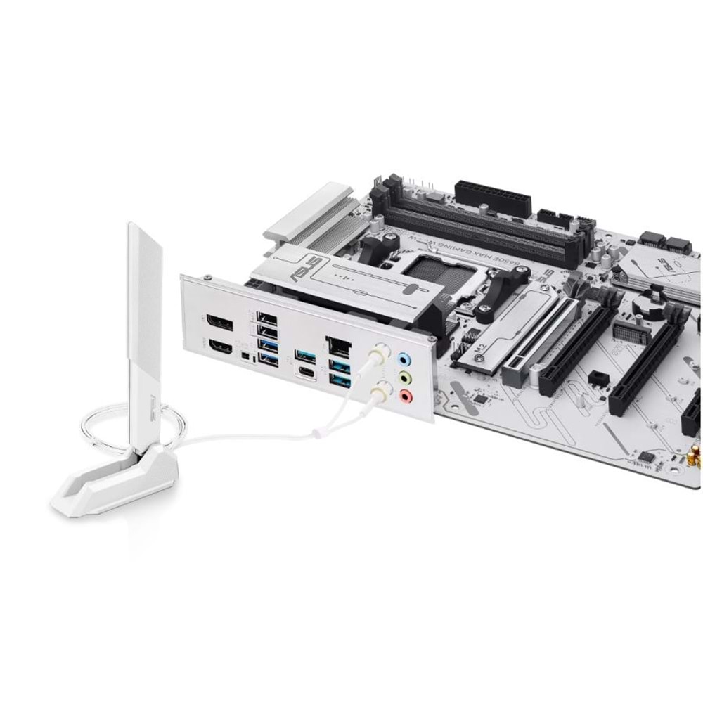 ASUS B650E MAX GAMING WIFI W B650 DDR5 (Vga Yok) GLan 2.5G ATX AM5 AMD Anakart