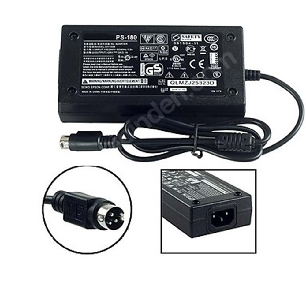 ADAPTÖR - YAZICI EPSON PS-180 FİS YAZICI ADAPTORÜ (24V-2A)