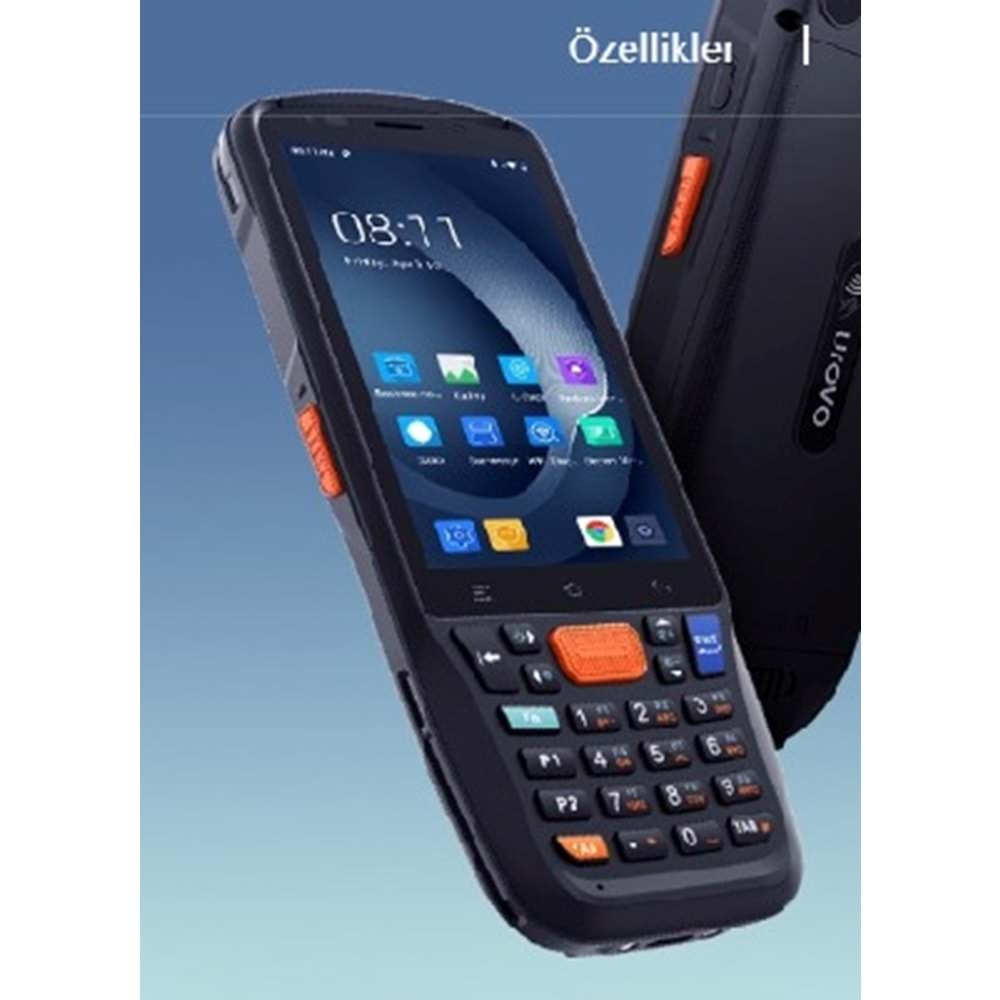 UROVO CT 48 4 GB/ 64 GB KLAVYELİ ANDROİD 12 2D OKUYUCULU