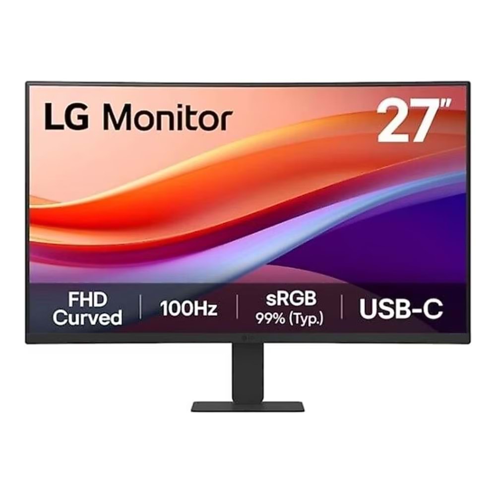 MNT-27 LG 27U421A-B VA 5MS 100HZ USB-C HDMI FHD 1920X1080 CURVED 