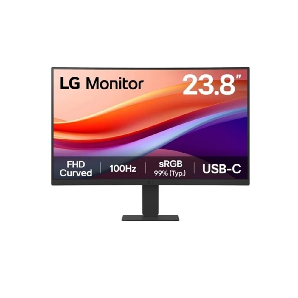 MNT_LED 23.8 LG 24U421A-B VA 5MS 100HZ USB-C HDMI FHD 1920X1080 CURVED VESA