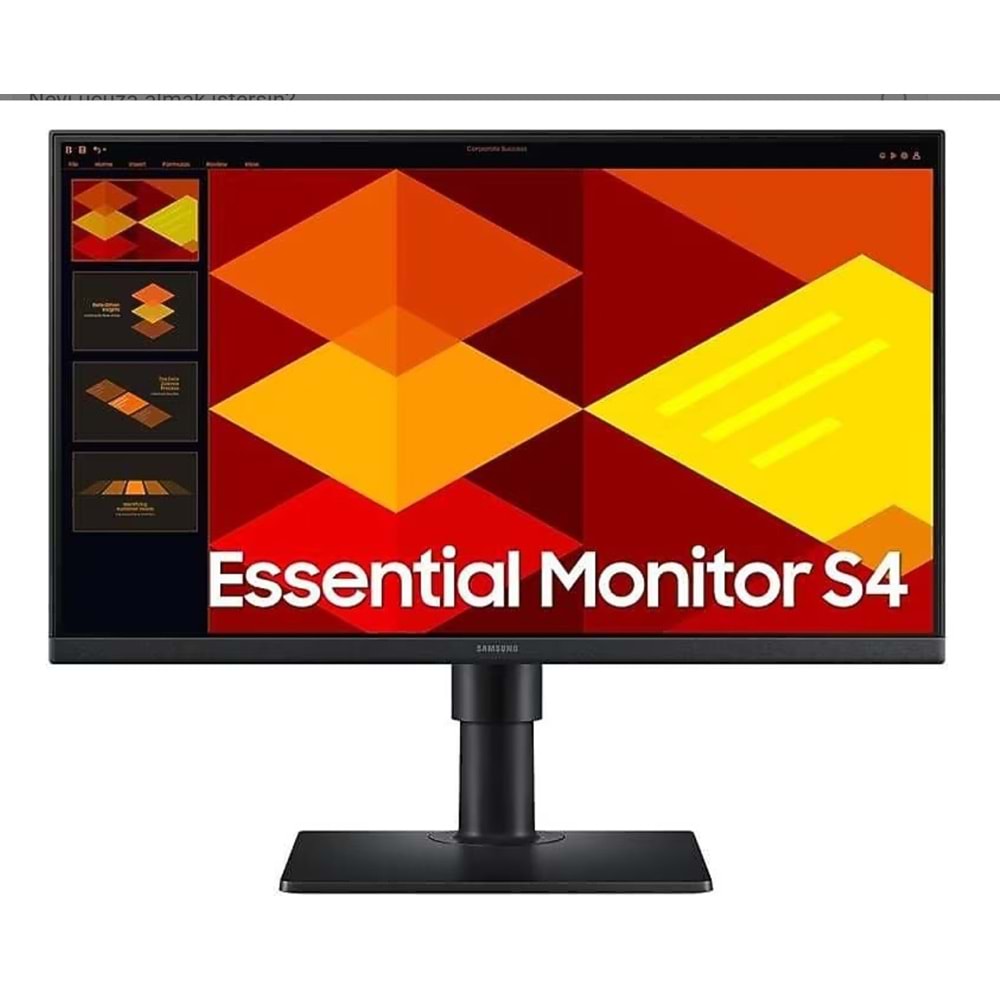 MNT 22 SAMSUNG ESSENTIAL S4 LS22D400GAUXUF FHD 5MS 100HZ HDMI IPS MONITOR