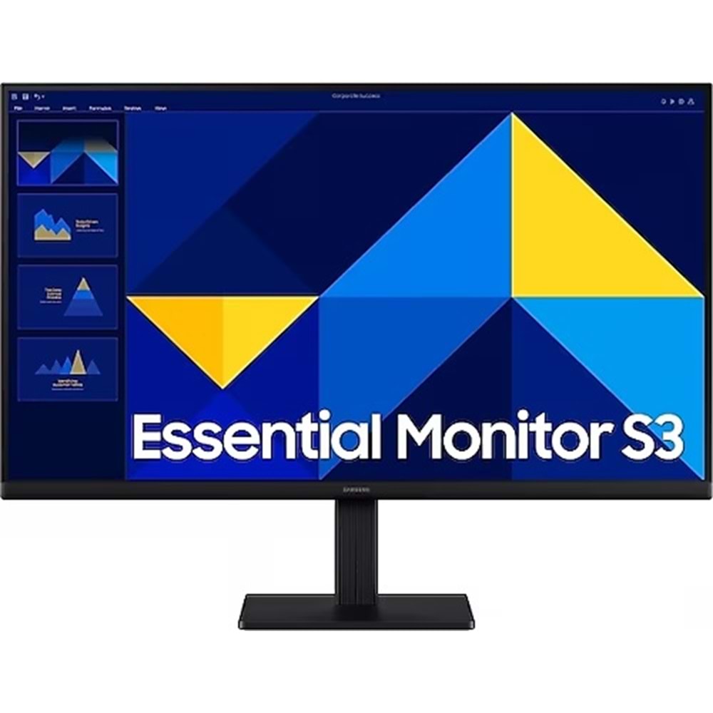 MNT 22 SAMSUNG ESSENTIAL S3 LS22D300GAUXUF FHD 5MS 100HZ HDMI IPS MONITOR
