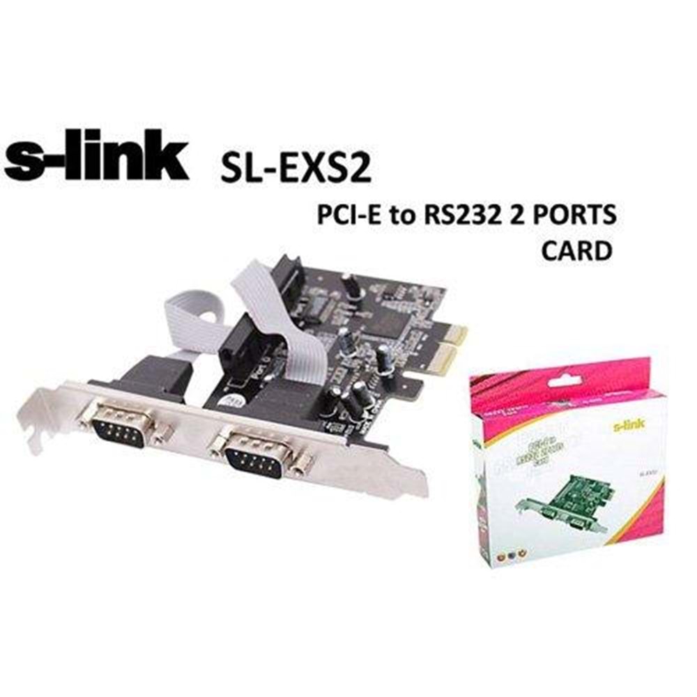 S-LINK SL-EX2S 2 adet RS-232 Port PCI Express