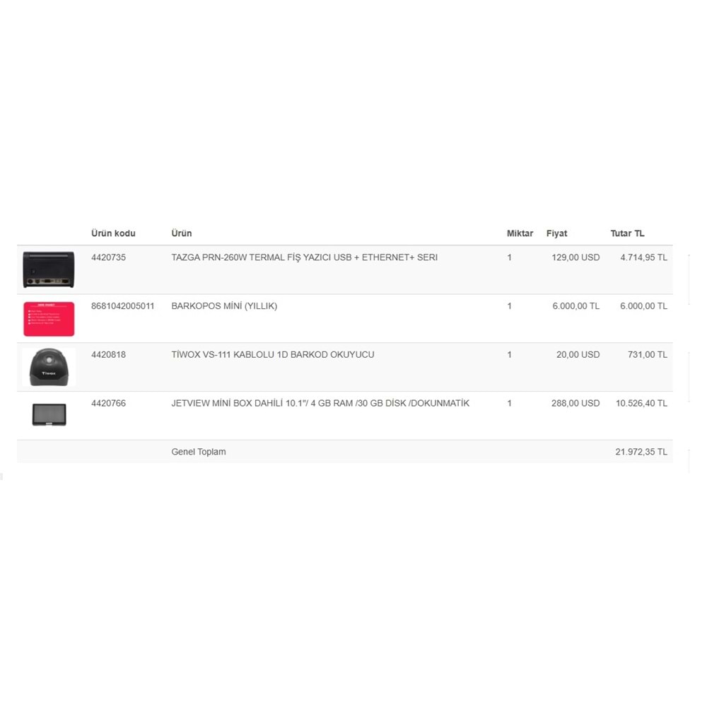 MİNİ PAKET BOX BİLGİSAYAR,YAZICI, OKUYUCU,