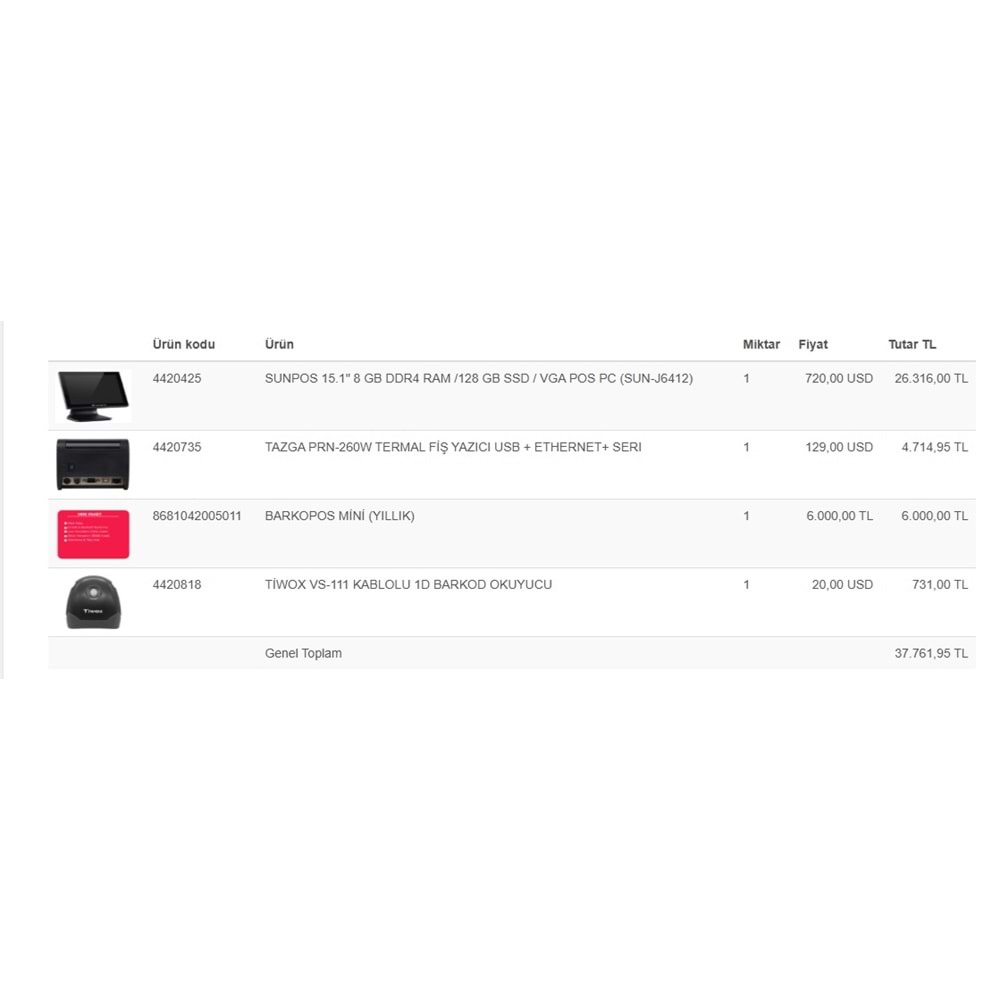 MİNİ PAKET BİLGİSAYAR,YAZICI, OKUYUCU,