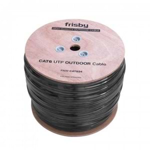 FRISBY FNW-CAT624 CAT6 UTP 305 Metre 23 AWG 0.58 mm Network Kablosu (Outdoor)