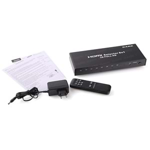 DARK DK-HD-SW8X1 HDMI Switch 8 Giriş 1 Çıkışlı