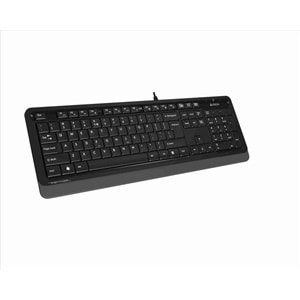 A4 TECH FK10 Q USB Multimedya Siyah-Gri Klavye