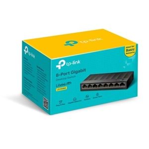 TP-LINK LS1008G 8 Port 10/100/1000 Yönetilemez Plastik Kasa Switch