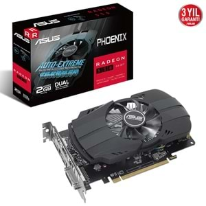 ASUS PH-RX550-4G-EVO 4GB AMD RX550 GDDR5 128bit HDMI DVI/DP 16x Ekran Kartı