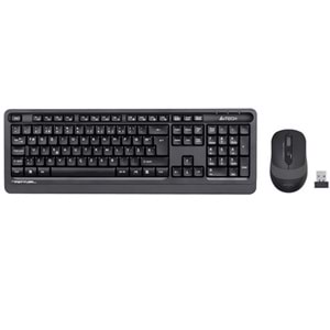 A4 TECH FG1010 F Türkçe Kablosuz (F KLAVYE) Gri 2000dpi Klavye+ Mouse
