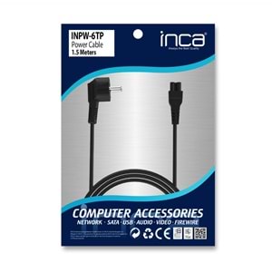 INCA INPW-6TP 1.5 Mt Notebook Power Kablosu