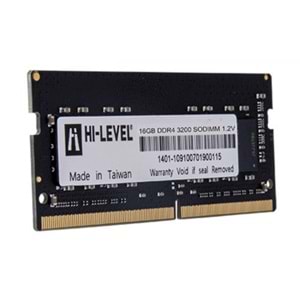 HI-LEVEL HLV-SOPC25600D4/16G 16GB (Tek Parça) DDR4 3200Mhz Notebook Bellek