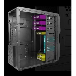 VENTO TA-K62 650W Siyah Mid Tower ATX Kasa