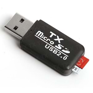 TX TXACUCR204 Micro SD USB 2.0 Harici Kart Okuyucu
