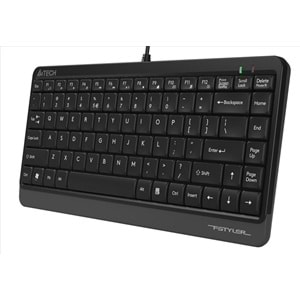 A4 TECH FK11 Q USB Multimedya Mini Gri Klavye