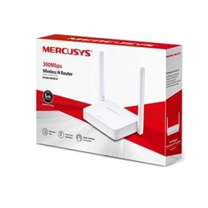 TP-LINK MERCUSYS MW301R 2xLAN, 1xWAN 300mbps 2x5dBi Anten Wi-Fi Router